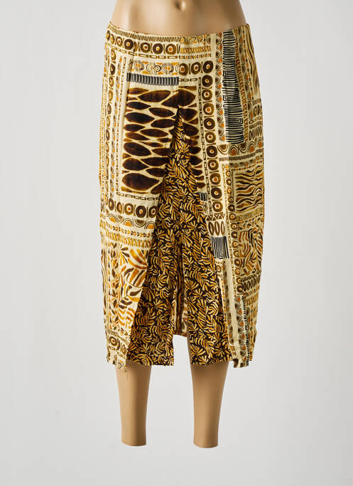 Fustă midi galben PAUL BRIAL femeie