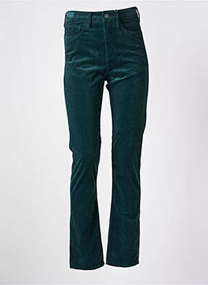 Pantalon slim elasticitate mărime normală verde ESPRIT DE FAMILLE femeie