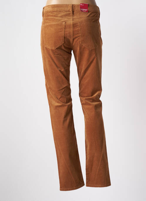 Pantalon slim maro ESPRIT femeie