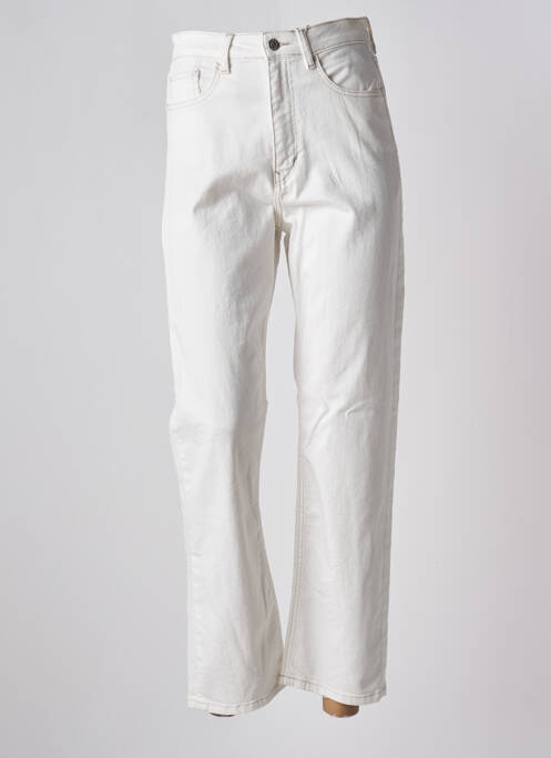 Blugi cu croială dreaptă bej ESPRIT femeie