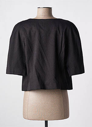 Jachete elegante guler rotund negru ESTEL COLLECTION femeie