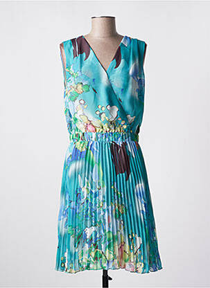 Rochie midi albastru CHRISTINE LAURE femeie