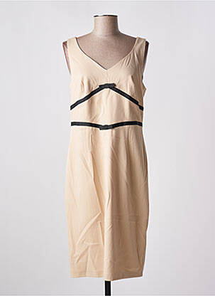 Rochie midi bej ESTEL COLLECTION femeie