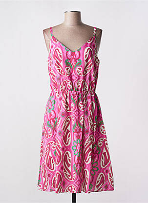 Rochie midi roz C'EST BEAU LA VIE femeie