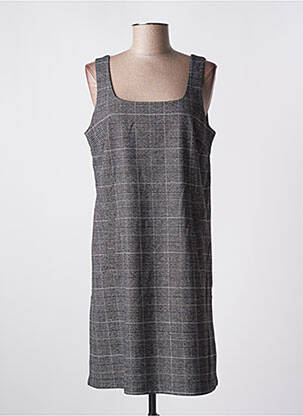 Rochie midi gri C'EST BEAU LA VIE femeie