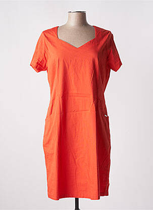 Rochie midi portocaliu AGATHE & LOUISE femeie