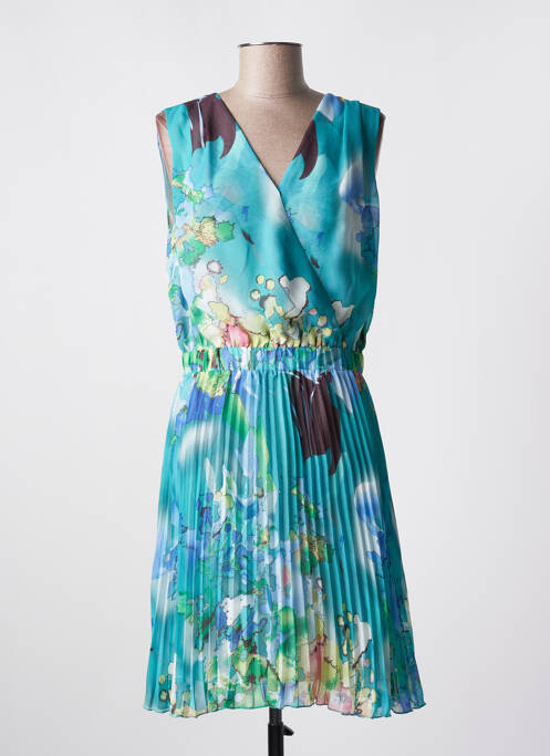 Rochie midi albastru CHRISTINE LAURE femeie