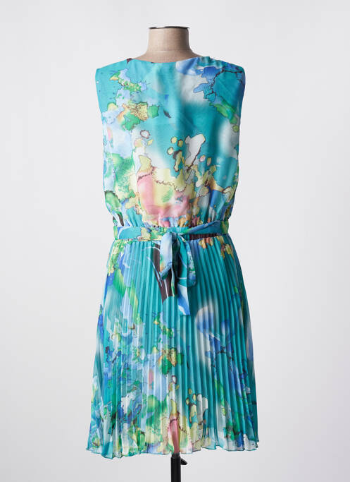 Rochie midi albastru CHRISTINE LAURE femeie