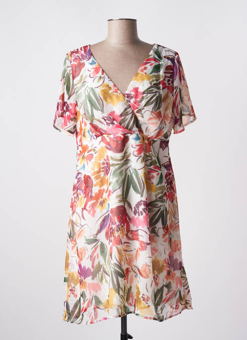 Rochie midi bej CHRISTINE LAURE femeie