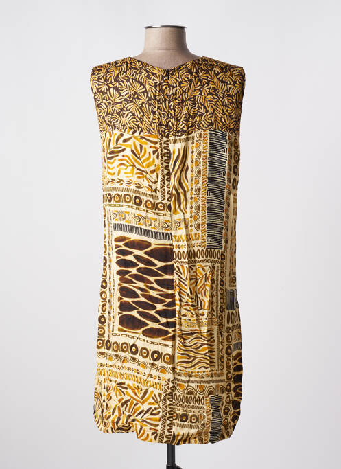 Rochie midi galben PAUL BRIAL femeie