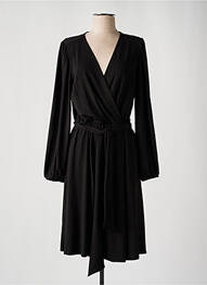 Rochie midi mâneci lungi mâneci lungi negru K-DESIGN femme