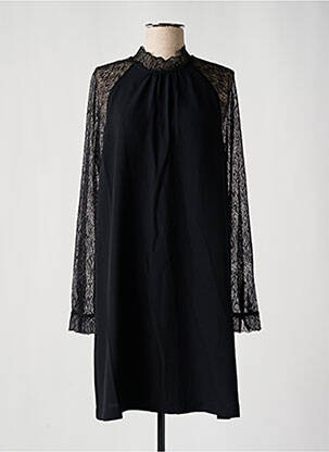 Rochie midi croială fluidă mâneci lungi negru ESPRIT femeie