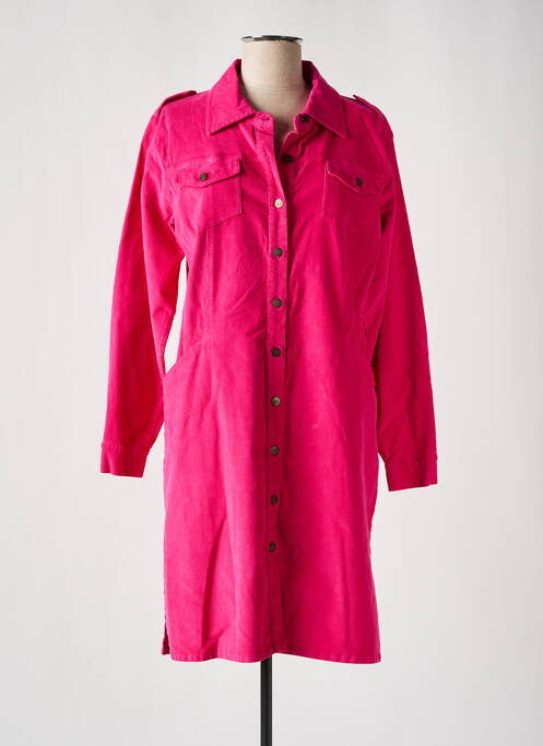 Rochie midi roz PAUL BRIAL femeie