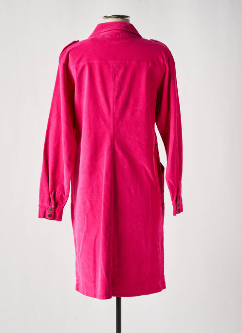 Rochie midi roz PAUL BRIAL femeie