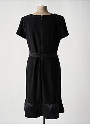 Rochie midi mâneci scurte mâneci scurte negru FRANK LYMAN femeie