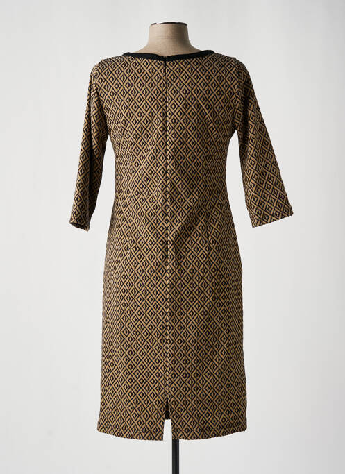 Rochie midi bej ESTEL COLLECTION femeie