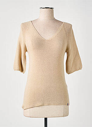 Pulover bej PULL & MAILLE femeie