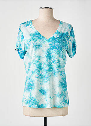 Tricou albastru JULIE GUERLANDE femeie