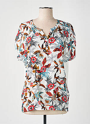 Top alb CHRISTINE LAURE femeie