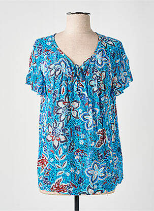 Top albastru CHRISTINE LAURE femeie