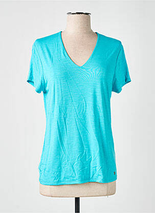 Top albastru MARBLE femeie