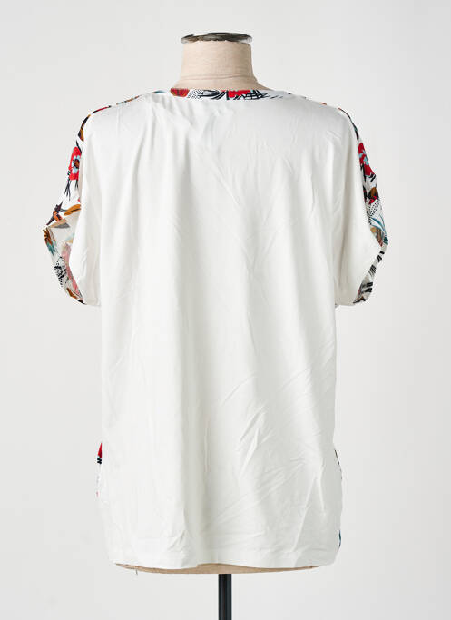 Top alb CHRISTINE LAURE femeie