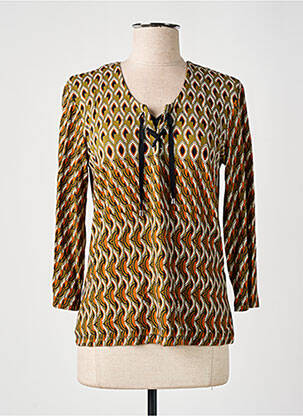 Top verde CHRISTINE LAURE femeie