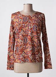 Tricou mâneci lungi mâneci lungi maro DIANE LAURY femme
