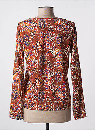 Tricou mâneci lungi mâneci lungi maro DIANE LAURY femeie