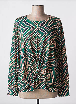 Tricou mâneci lungi mâneci lungi verde K-DESIGN femeie
