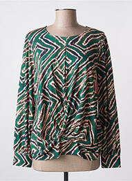 Tricou mâneci lungi mâneci lungi verde K-DESIGN femme
