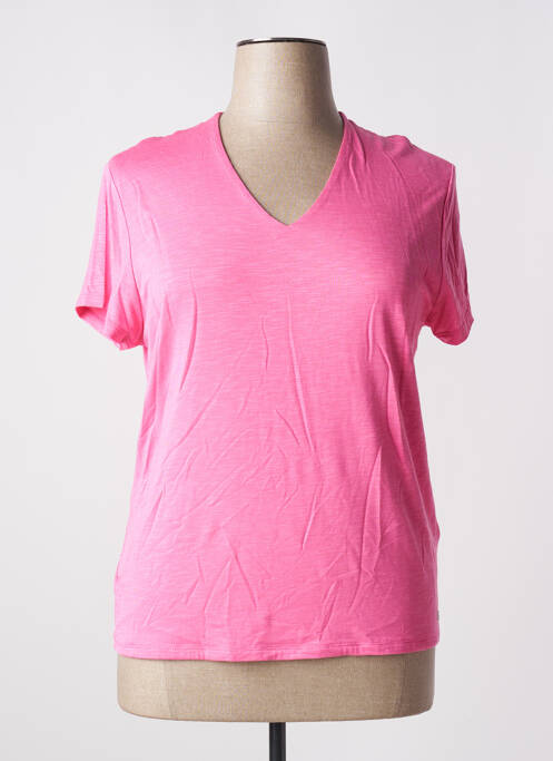 Tricou roz MARBLE femeie