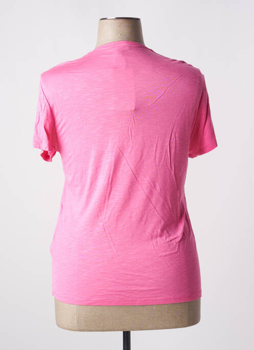 Tricou roz MARBLE femeie