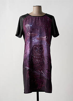 Rochie midi mâneci scurte mâneci scurte gri YUMI femeie
