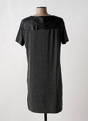 Rochie midi mâneci scurte mâneci scurte gri YUMI femeie