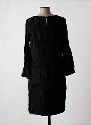 Rochie scurtă croială fluidă mâneci lungi negru NICE THINGS femeie