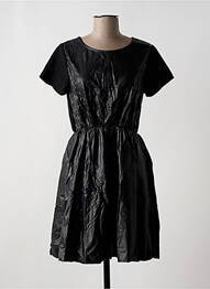 Rochie midi mâneci scurte mâneci scurte negru REDSOUL femme