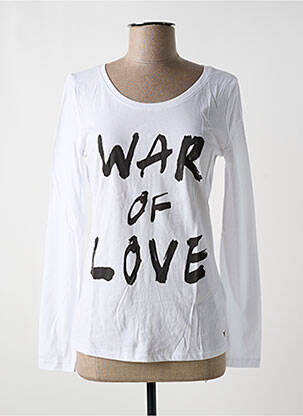 Tricou alb AN FAMILLE femeie