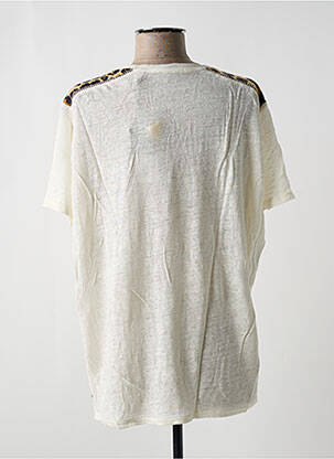 Top croială fluidă mâneci scurte bej SCOTCH & SODA femeie