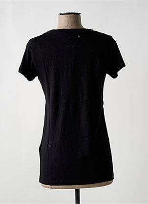 Tricou imprimeu fantezie mâneci scurte negru ELEVEN PARIS femeie