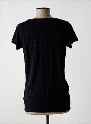 Tricou imprimeu fantezie mâneci scurte negru ELEVEN PARIS femeie