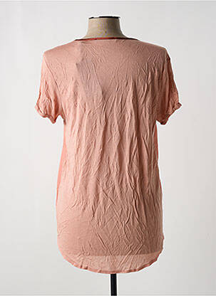 Top imprimeu fantezie mâneci scurte portocaliu MAISON SCOTCH femeie
