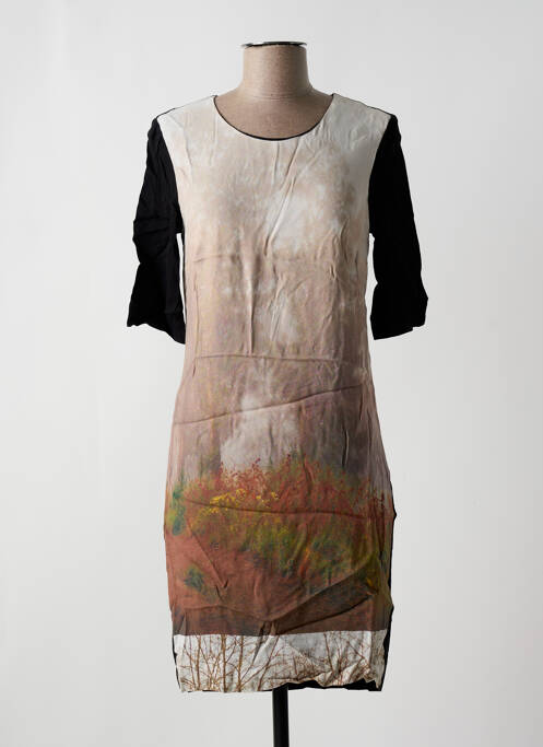 Rochie midi bej NICE THINGS femeie