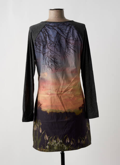 Rochie scurtă gri YUMI femeie