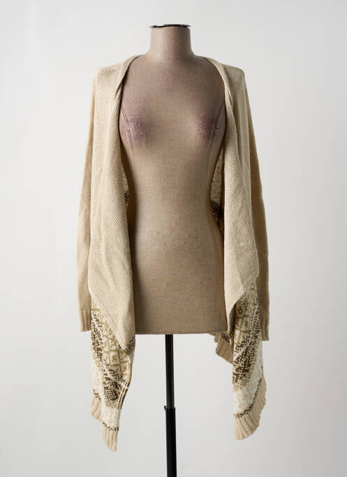 Vestă cu mâneci lungi bej DN.SIXTY SEVEN femeie