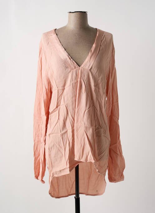 Tunică mâneci lungi roz PLEASE femeie