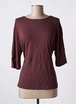 Tricou mâneci 3/4 mâneci 3/4 roșu ICHI femeie