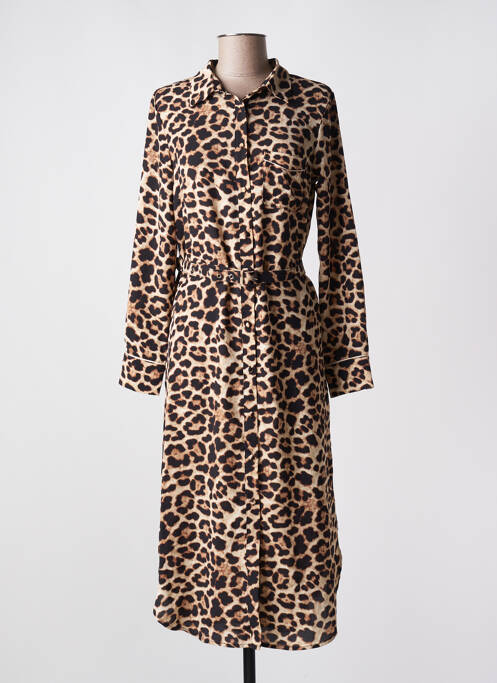 Rochie midi bej GRACE & MILA femeie