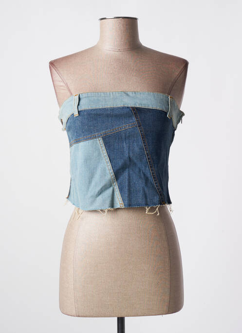 Top albastru FREEMAN T.PORTER femeie