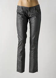 Pantalon slim elasticitate mărime normală gri FREESOUL femme